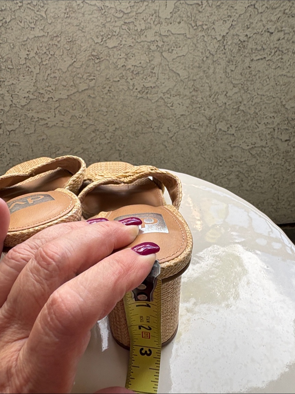 DV by Dolce Vita Natural Braided Raffia Slide Mules SZ 8 - Picture 5 of 7